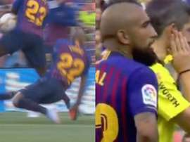 Undiano décide de ne pas accorder de penalty. Capture/Antena3