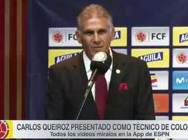 Queiroz, nouveau sélectionneur de la Colombie. Capture/ESPN