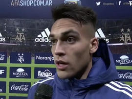 Lautaro a parlé du retour de Leo Messi. Capture/TyCSports