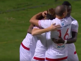 América de Cali sigue sin ganar en Tunja. Captura/RCN