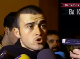Luis Enrique tuvo un encontronazo con Pedrerol hace 20 años. Captura/Movistar+