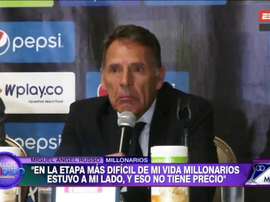 Russo dijo adiós a Millonarios. Captura/ESPN