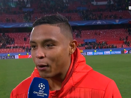 Muriel só pensa em eliminar o United da Champions League. Captura/beINSports