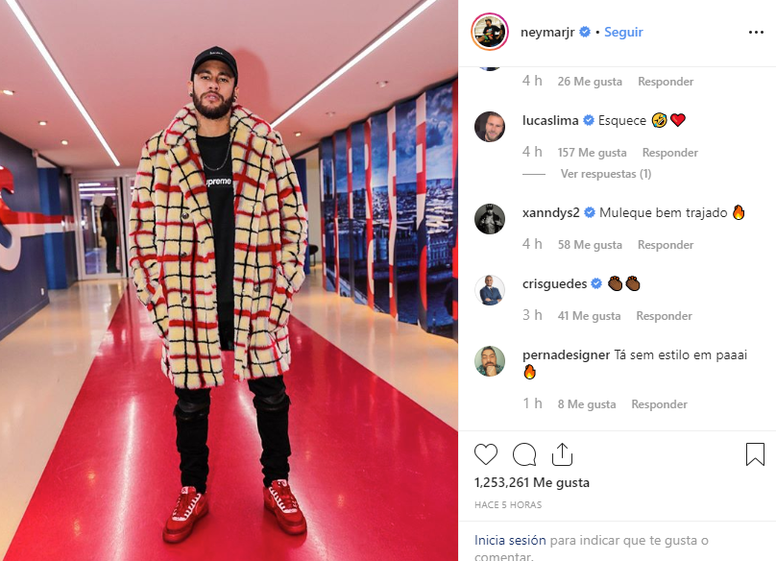 Icardi se moque du look extravagant de Neymar. Instagram/Neymar