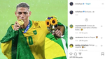 Richarlison volvió a las andadas con una foto muy picante