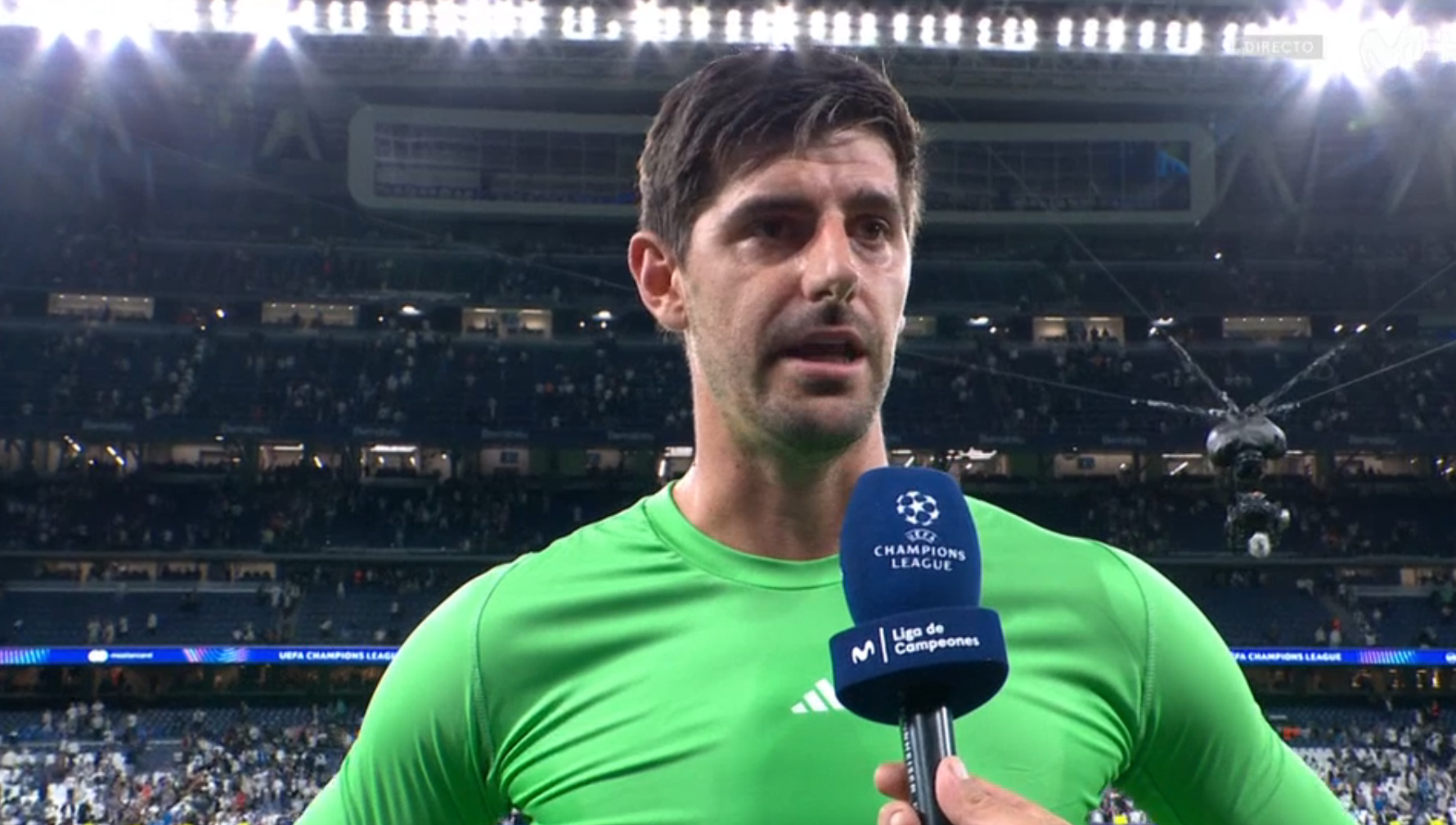 Courtois admitió que deben mejorar en defensa de cara al 'Clásico'