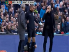 Wenger et Guardiola n'étaient pas d'accord. Capture/ESPN
