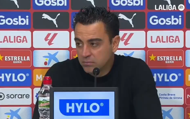 Xavi, "sad" and "disappointed" that Barca gave away 3 goals to Girona