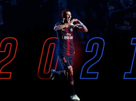 Di Maria rempile. Twitter/PSG