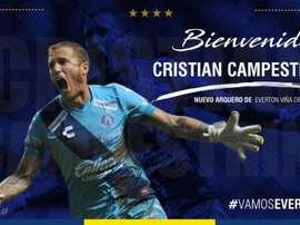 Campestrini arrive au Chili. Everton