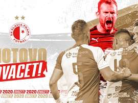 Slavia Praga mantém o título da República Tcheca. Titter/slaviaofficial