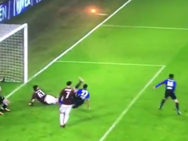 Çalhanoglu falló lo infallable. Captura/RAI