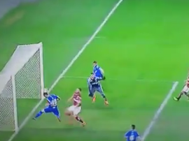 Thiago Neves falló un gol cantado ante Flamengo. Captura
