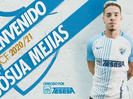 Nueva llegada en el Málaga. Twitter/MalagaCF