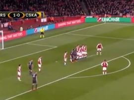 Golovin scored a stunning free-kick. Twitter