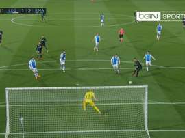 O momento da finalização do internacional brasileiro. Captura/beINSports