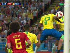 Fernandinho a mis lui-même le ballon dans les cages de son gardien. Capture/DirecTVSports