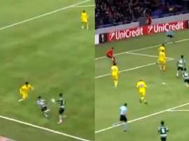 Acuña se marcó una jugada sensacional. Captura