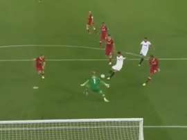 The Argentinean attacker scored a big goal against Liverpool. Twitter