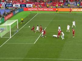 O gol de Mané foi o do empate em 1-1. Captura/beINSports