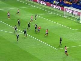 Golaço de Thomas Partey frente ao Qarabag. Twitter/Chiringuito