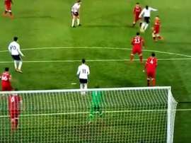 Wanyama's wonder strike won him February's Goal of the Month. Twitter