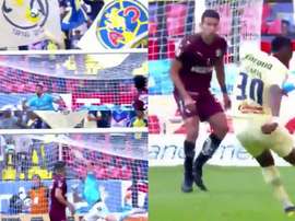 Golazo de Renato Ibarra. Captura/TDN