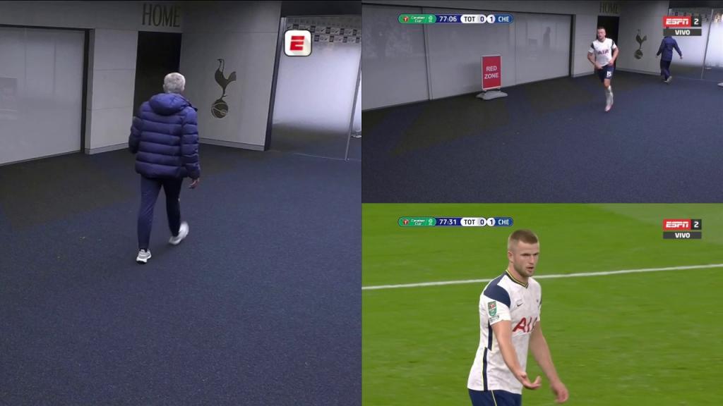 Dier Went To The Toilet During The Game And Mou Went To Get Him