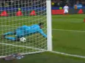 Handanovic cometió una cantada en el partido ante el Sevilla. Captura/beINSports