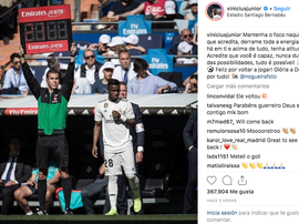 Vinicius est revenu. Instagram/Vinicius