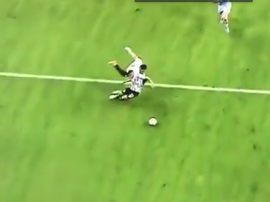 Lucchetti acabó expulsado tras derribar a un rival dentro del área. Captura/FOXSports