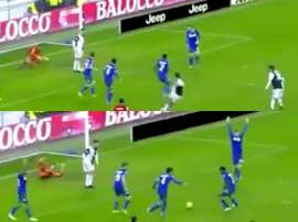L'image qui montre l'exaspération de Cristiano. Capture/Vamos