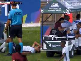 La acción acabó sin consecuencias. Captura/Globoesporte