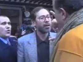 Gil golpeó a Fidalgo en la puerta de la LFP. Youtube