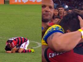 Captura de la despedida de Lucas Paquetá del Flamengo. Captura/Globoesporte