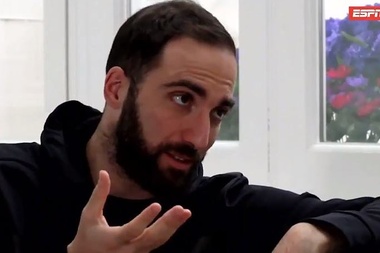 Higuaín, sobre su salida de la Selección. Captura/ESPN