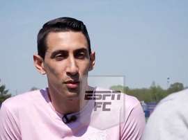 Ángel Di María emocionado ao disputar a Copa América. Captura/ESPN