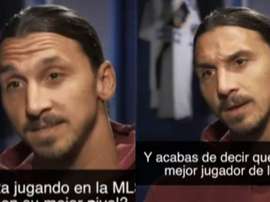 Ibra ataca Carlos Vela. Captura/ESPN
