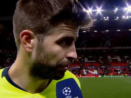 Piqué se méfie du résultat. Capture/Movistar