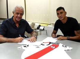 Matías Suárez se incorpora al 'Millo'. RiverPlate