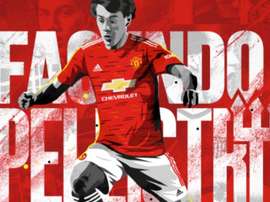 Pellistri has signed for Manchester United. Twitter/ManchesterUtd