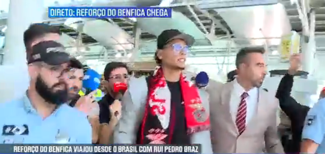 Richard Ríos llega a Lisboa para firmar por el Benfica