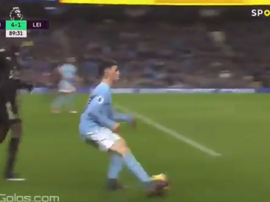 Foden mostrou tuda a sua qualidade. Captura/SportTV3
