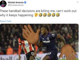 Antonio had another goal disallowed. Captura/MichailAntonio