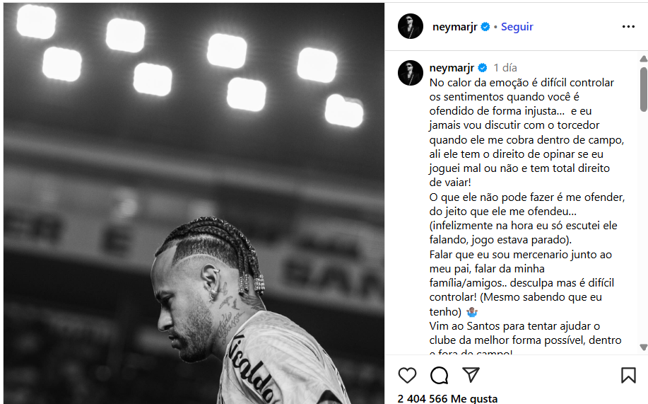 Neymar explota por las críticas: Dicen que mi padre y yo somos mercenarios