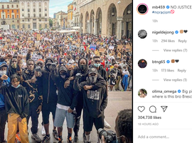 Brescia did not hesitate in letting Balotelli train. Instagram/mb459