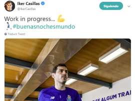 Iker prévoit de prendre une décision en 2020. Twitter/IkerCasillas