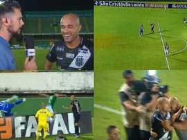 De hablar de Dios a perder la cabeza: lo que consiguió un sombrerito. Captura/SporTV