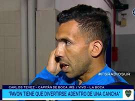 Téves quis falar sobre as palavras de Messi. Captura/FoxSports