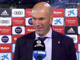Zidane en conférence de presse. Capture/Movistar+